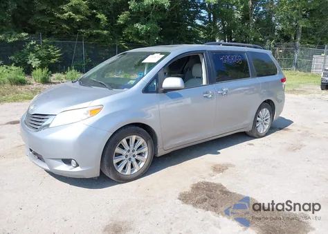 2011 Toyota Sienna Xle из США, поврежденный, VIN 5TDDK3DC8BS019297